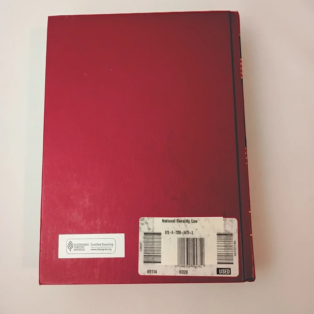 National Security Law Fifth Edition by Dycus, Berney,... Aspen Casebook Series